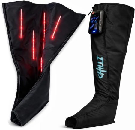 New + Improved 2026 | CHILLZ Cordless Compression Boots with Heat + Infrared