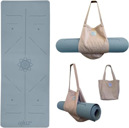 CHILLZ® TPE Yoga Mat with Tote Bag