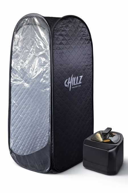 New + Even Hotter CHILLZ® Steam Sauna XL | #1 Top Rated | UK Company + Customer Service | Full Body | 1200W 4 Litre Gen 3 Generator | Tested to be Hottest on Amazon